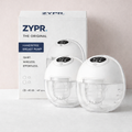 ZYPR. original draadloze borstkolf - double (Kleur: Cloudy white)