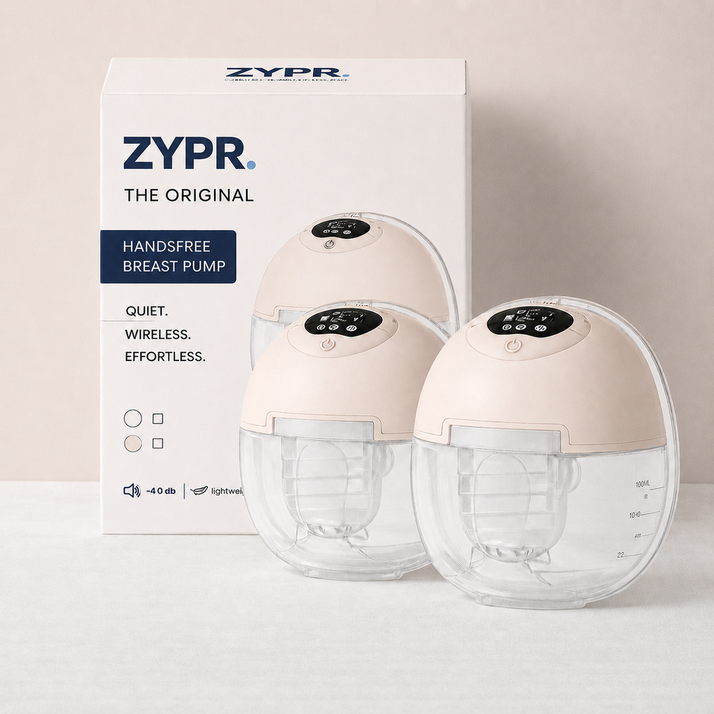ZYPR. original draadloze borstkolf - double (Kleur: Natural clay)