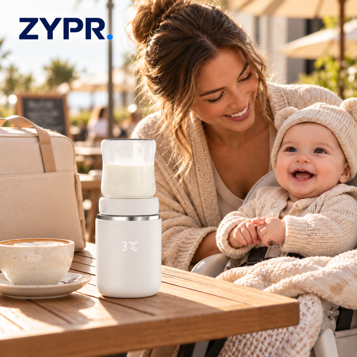 ZYPR. Nomad - Draadloze flessenwarmer