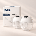 ZYPR. Original - draadloze borstkolf - double (Kleur: Cloudy white)